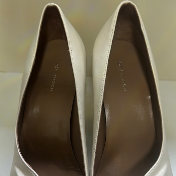 Tory Burch Sculpted Peep-Toe Pumps - Picture 3 of 10